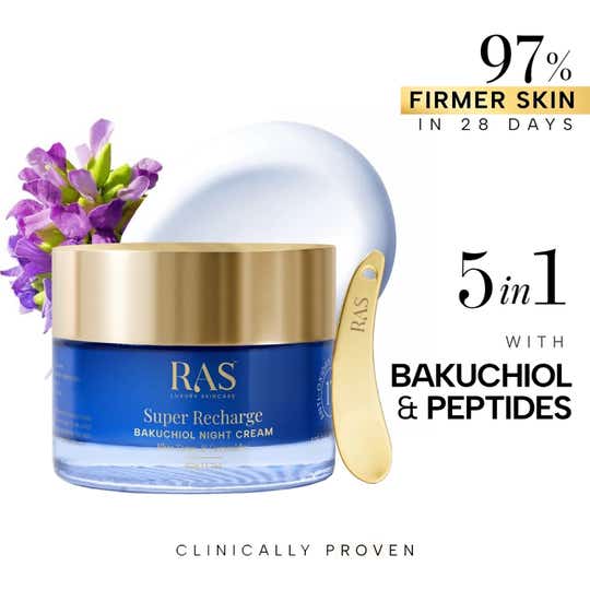 Ras Luxury Skincare Super Recharge Bakuchiol Night Cream (50 g)