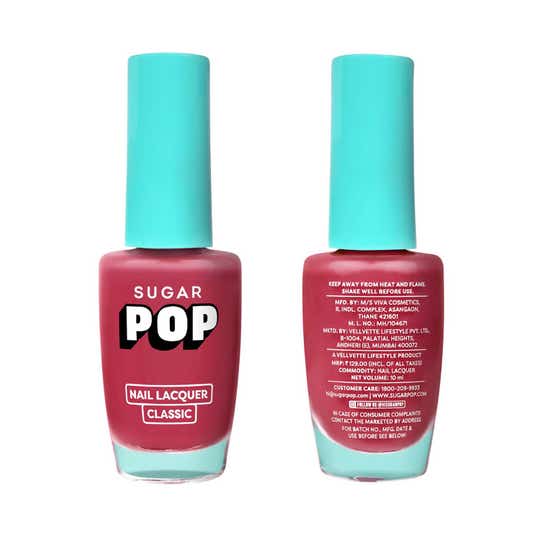 SUGAR POP Nail Lacquer Classic - 44 Rosy Bloom (10 ml)