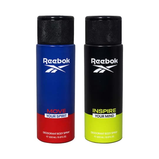 Reebok Men Deo-Move Your Spirit Blue & Inspire Your Mind Blue Combo (200 ml)