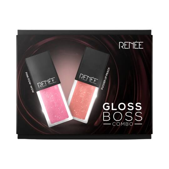 RENEE See Me Shine Lip Gloss - Gloss Boss Combo Of 2 (2.5ml each)