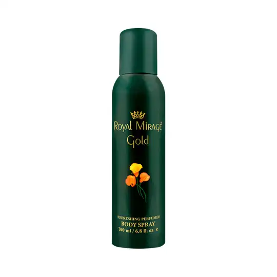 Royal Mirage Gold Long Lasting Deodorant Perfume Body Spray (200ml)
