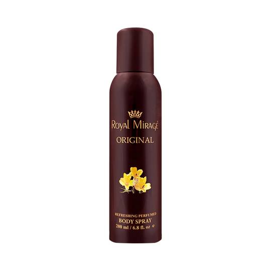 Royal Mirage Original Long Lasting Deodorant Perfume Body Spray (200ml)