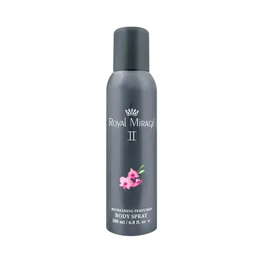 Royal Mirage II Long Lasting Deodorant Perfume Body Spray (200ml)
