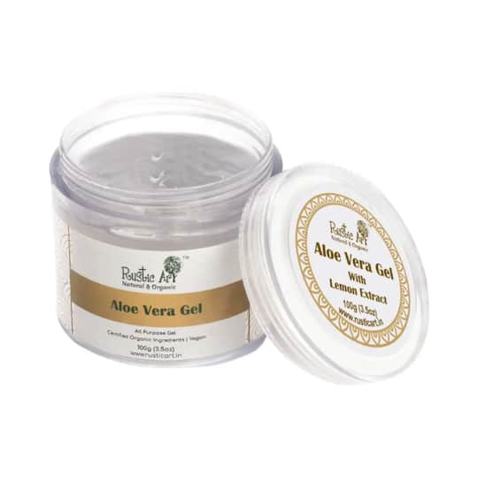 Rustic Art Organic Aloe Vera Lemon Gel (100g)