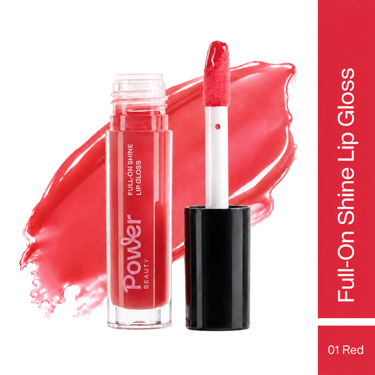 Power Beauty Full-On Shine Lip Gloss - Red 01 (4.5 ml)