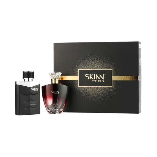 Skinn By Titan Fragrances Pair Nude and Steele (2 pcs)
