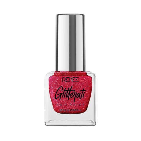 Renee Glitterati Nail Paint - Glitter Rouge (10 ml)