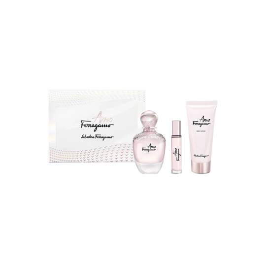 Salvatore Ferragamo Amo Launch Set : Edp, BL, Pursespray (3 pcs)