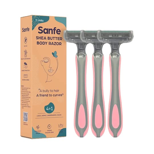 Sanfe Shea Butter Body Razor - (3Pcs)