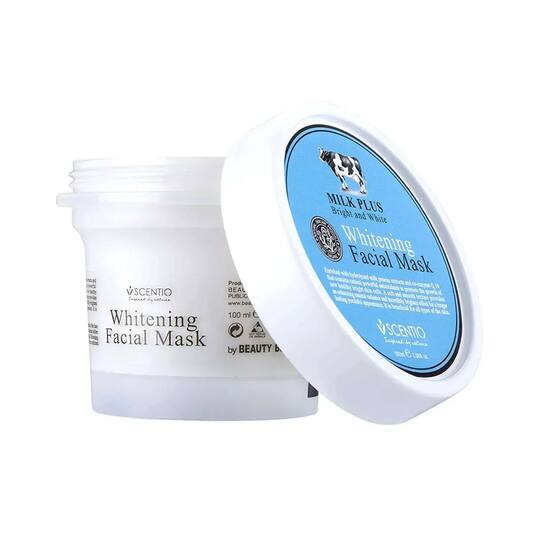 SCENTIO Milk Plus Organic Whitening Facial Mask (100ml)