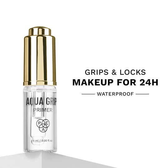 PAC Aqua Grip Primer Infused with Silicone Lightweight Waterproof Prolongs Makeup Wear (9 ml)