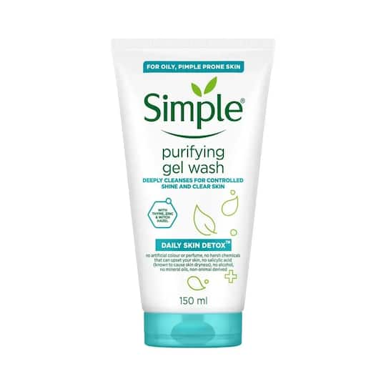 Simple Daily Skin Detox Purifying Facial Wash (150ml)