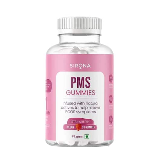 Sirona PMS Strawberry Flavoured Gummies (30 Gummies)