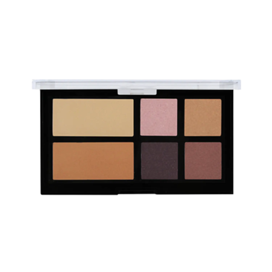 Sivanna Colors Contour Highlight & Eyeshadow Face Palette - 04 Shade (10g)