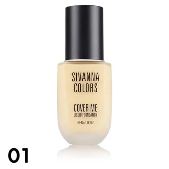 Sivanna Colors Cover Me Liquid Foundation - 01 Shade (50g)