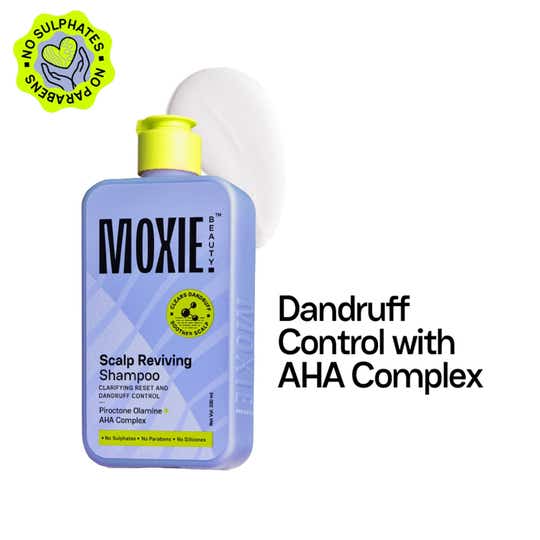 Moxie Beauty Scalp Reviving Anti-Dandruff Shampoo with AHA-BHA Complex (200 ml)