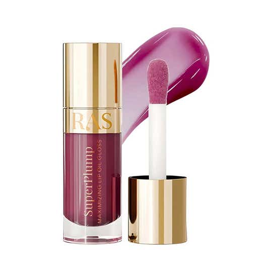 Ras Luxury Skincare Super Plump Lip Oil Gloss - Grape Glow (9 ml)