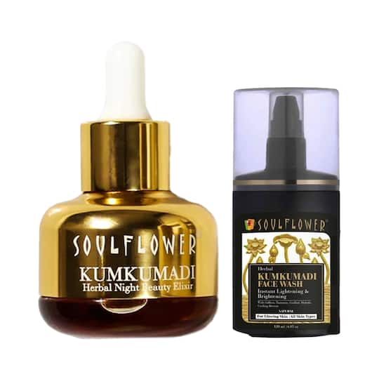 Soulflower Kumkumad Elixir & Facewash Combo