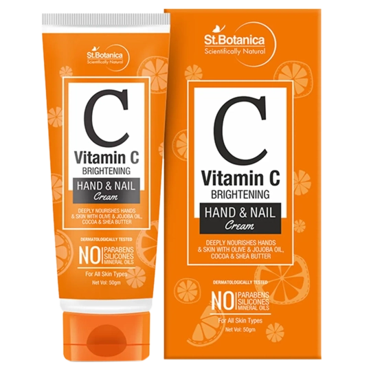 St.Botanica Vitamin C Brightening Hand And Nail Cream - (50g)