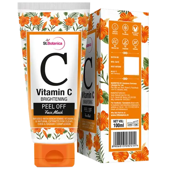 St.Botanica Vitamin C Brightening Peel Off Mask For Dark Spots Complexion (100ml)