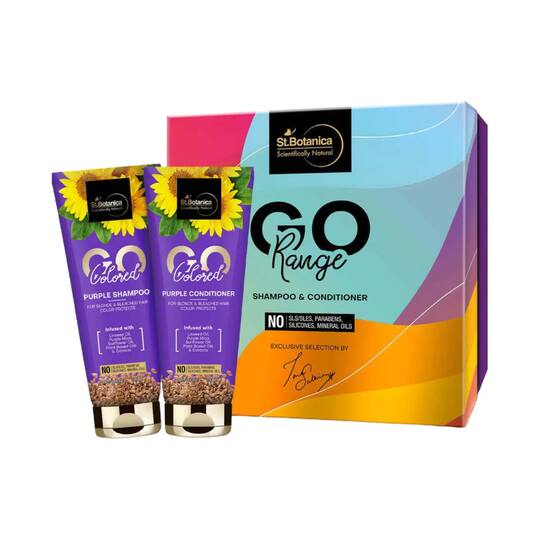 St.Botanica Go Colored Purple Shampoo & Conditioner Combo (2Pcs)