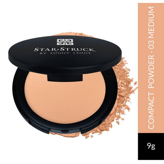 Star Struck by Sunny Leone Compact Powder - 03 Medium (9g)