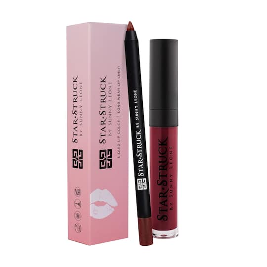 Star Struck by Sunny Leone Lip Kit - Starry Night (2Pcs)
