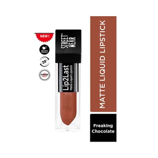 STREETWEAR Lip2Last Matte Liquid Lipstick - Freaking Chocolate (5ml)