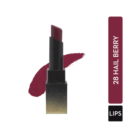 SUGAR Cosmetics Nothing Else Matter Longwear Lipstick - 28 Hail Berry (Berry Pink) (3.5g)