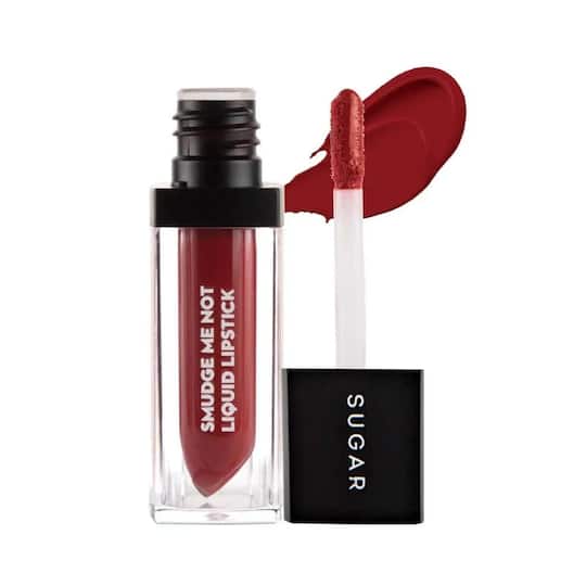 SUGAR Cosmetics Smudge Me Not Liquid Lipstick - 29 Scarlet Starlet (Orange Red) (4.5ml)