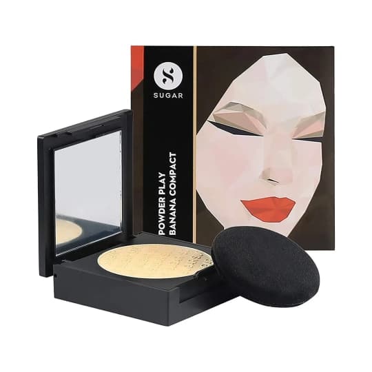 SUGAR Cosmetics Powder Play Banana Compact - (6g)