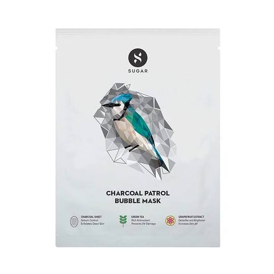 SUGAR Cosmetics Charcoal Patrol Bubble Mask - (20g)