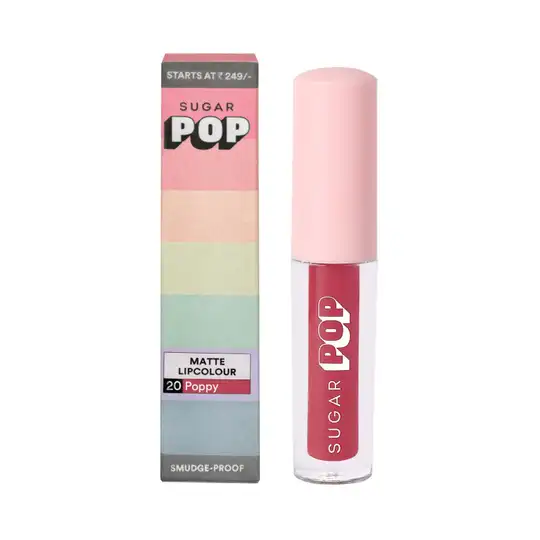 SUGAR POP Matte Lipcolour - 20 Poppy (1.6ml)