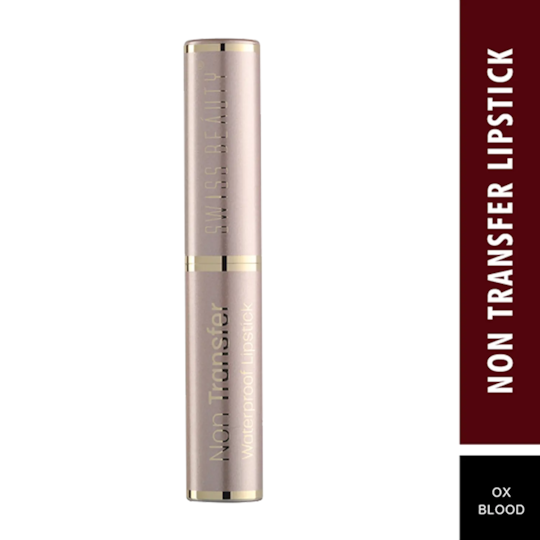 Swiss Beauty Non Transfer Waterproof Lipstick - Oxblood (3g)