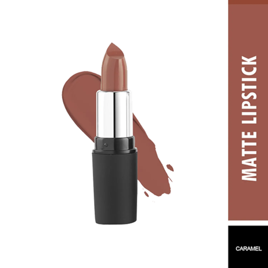 Swiss Beauty Pure Matte Lipstick - Caramel (3.8g)