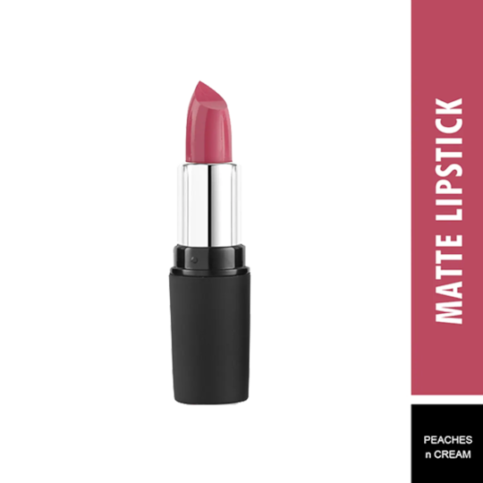Swiss Beauty Pure Matte Lipstick - 202 Peaches N Cream (3.8g)