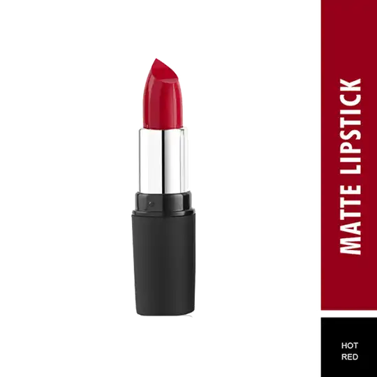 Swiss Beauty Pure Matte Lipstick - Hot Red (3.8g)