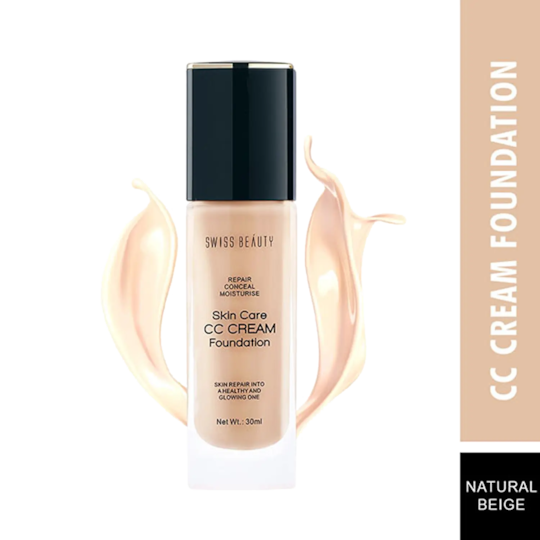 Swiss Beauty Skin Care CC Cream Foundation - Natural Beige (30ml)