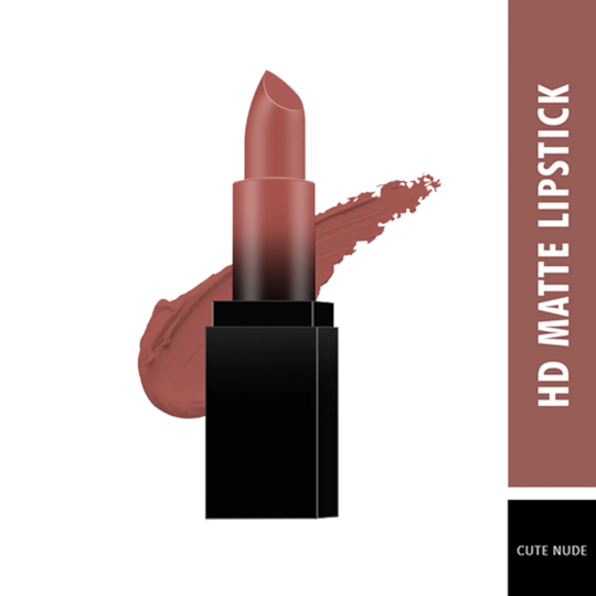 Swiss Beauty HD Matte Lipstick - 09 Cute Nude (3.5g)