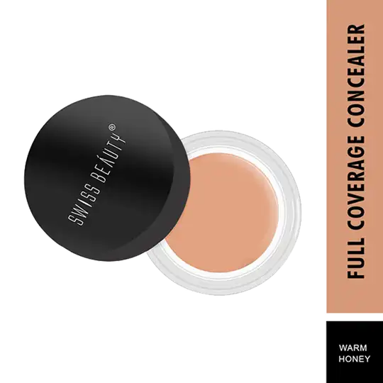 Swiss Beauty Full Coverage Creamy Concealer - Warm Honey (10g)