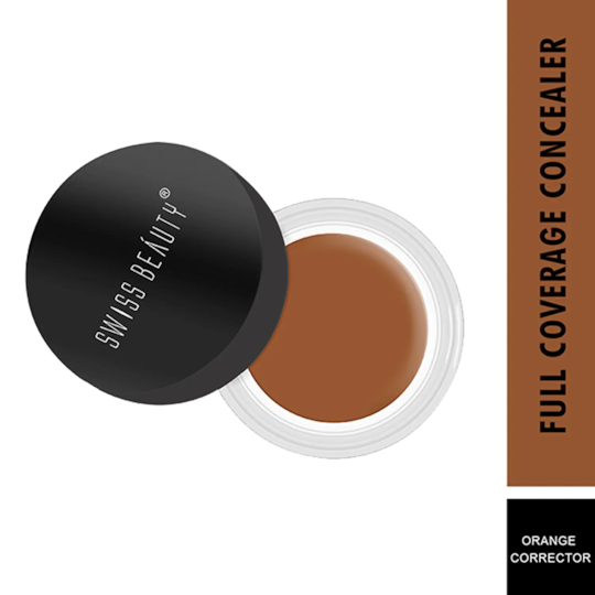 Swiss Beauty Full Coverage Creamy Concealer - Orange Corrector (10g)