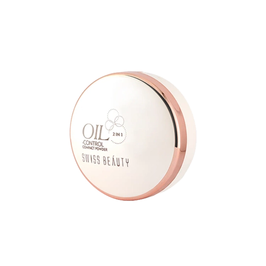 Swiss Beauty Oil Control Compact Powder - 02 Light Medium (20g)