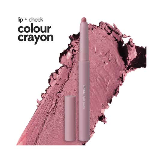 Ruby’s Organics OneStick Blurr Lip and Cheek Color Crayon - Clay Pink (1 g)