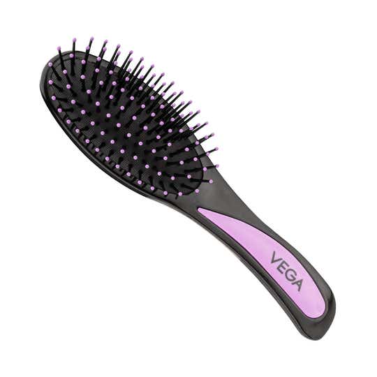 Vega Cushion Hair Brush for Men and Women, All Hair Types (E33-CB)
