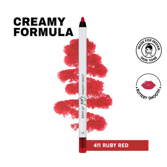 Lamel Long Lasting Gel Lip Liner - N 411 Ruby Red (1.7g)