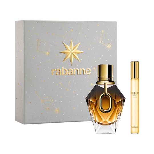 Rabanne Million Gold For Her Parfum with The Travel Spray (2 pcs)