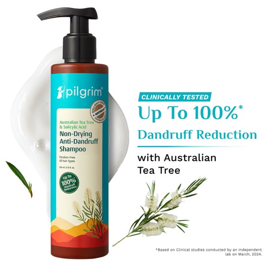 Pilgrim Australian Tea Tree Non-Drying Anti-Dandruff Shampoo (200 ml)