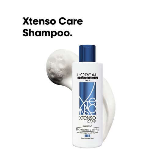 L'OREAL PROFESSIONNEL Xtenso Care Shampoo For Frizz-Free, Smooth & Manageable Hair (250 ml)