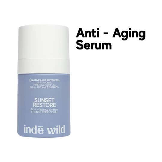 Inde Wild 1% Bakuchiol + 0.5% Tripeptide Restore PM Serum (30 ml)