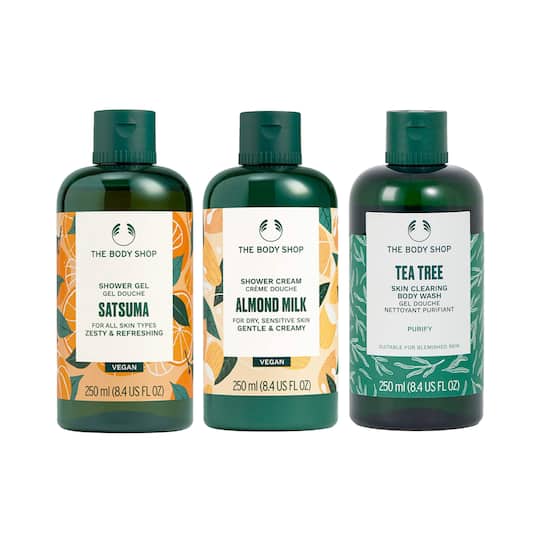 The Body Shop Fresh & Radiant: Tea Tree, Satsuma & Almond Trio